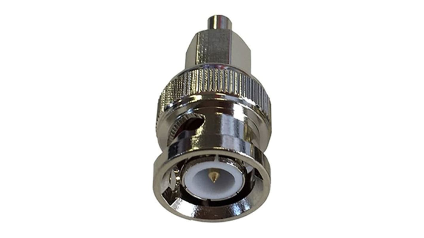 HF Adapter, SMB - BNC, 50Ω, Male - Male, Gerade