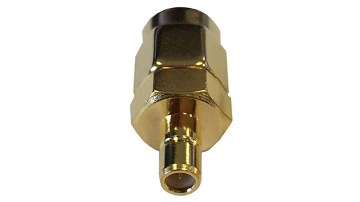 RF adapter Egyenes, 50Ω, Férfi → Férfi