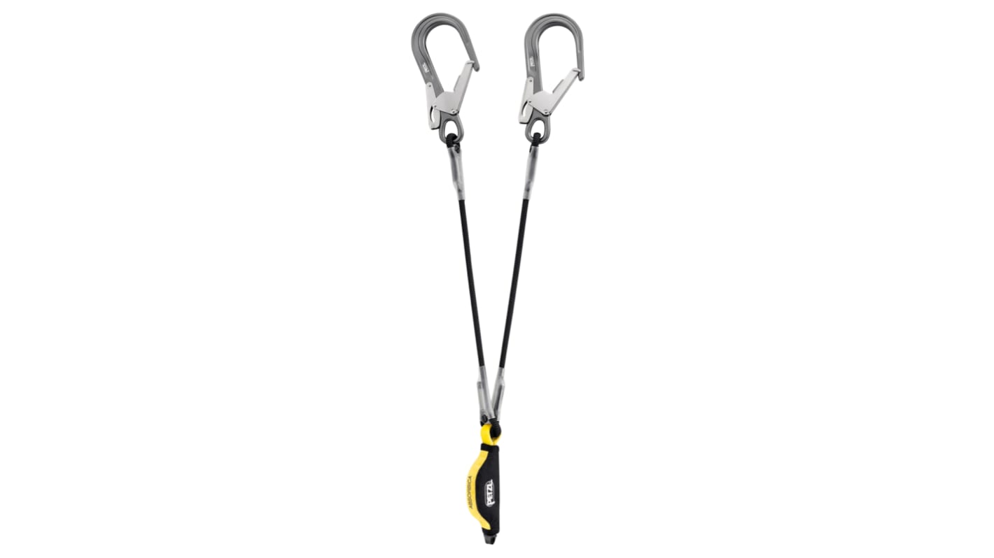Longe Petzl Avec Absorbeur Et Mousqueton - Pour Escalade, Via Ferrata, Travail En Hauteur