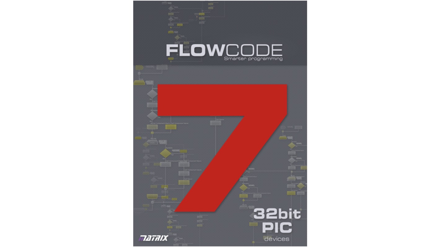 Matrix Technology Solutions Software, Benutzerlizenz Flowcode 7 Standard für 32-Bit-PIC