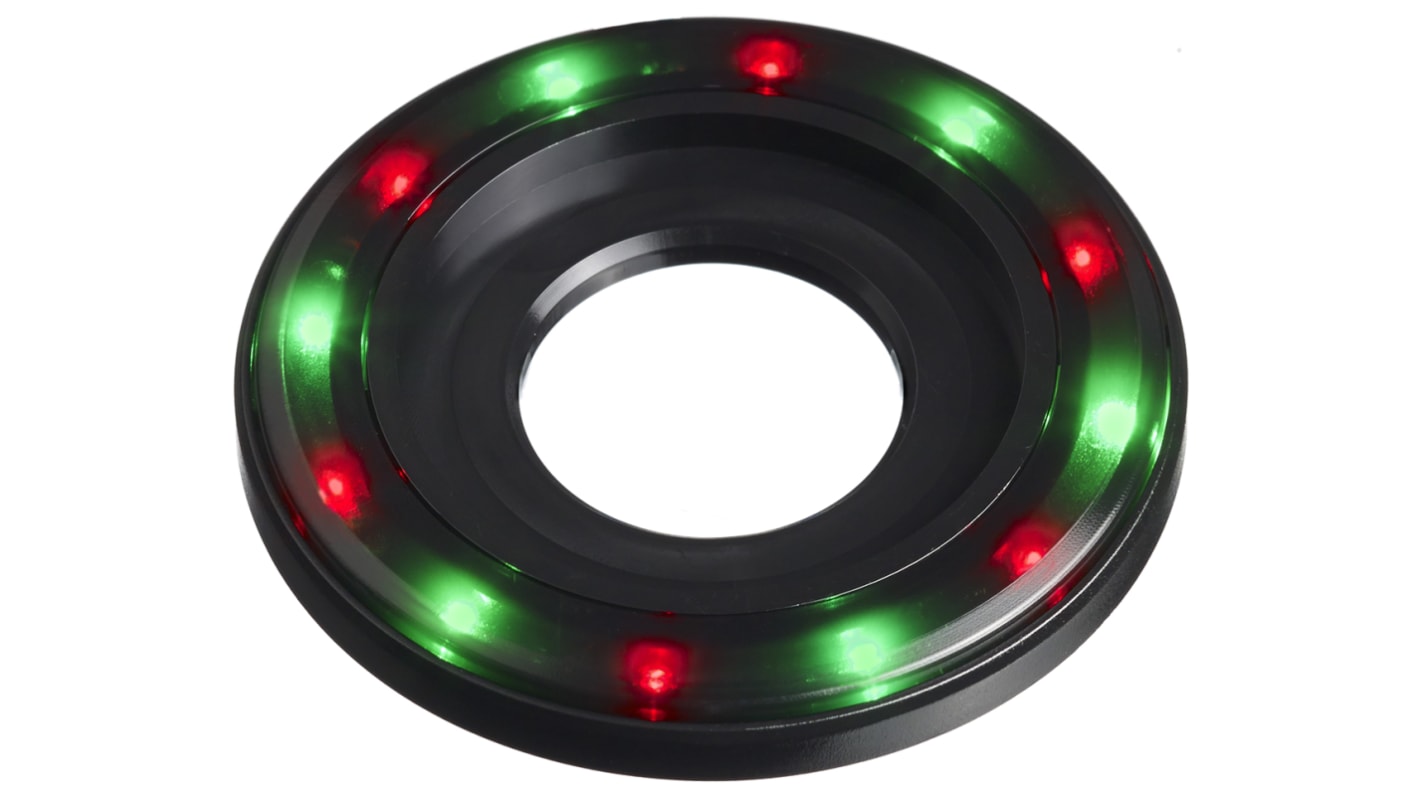 APEM Green, Red Panel Mount Indicator, 12 → 24V dc, 22.2mm Mounting Hole Size, Lead Wires Termination, IP67