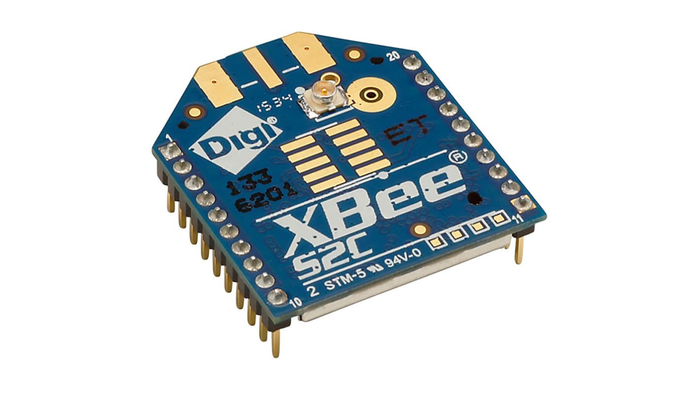 Modulo ZigBee Digi International XB24CZ7UIT-004, +5dBm -102dBm, 2.1 → 3.6V, -40 °C - +85 °C