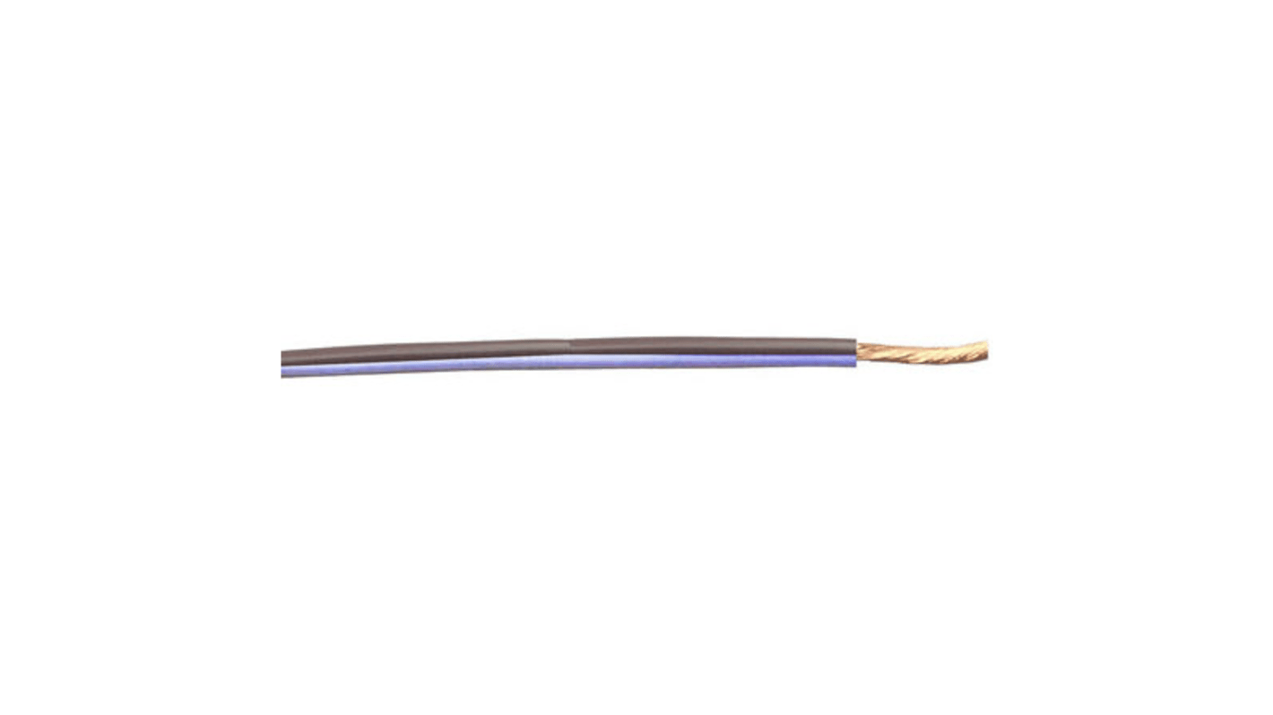 Fils de câblage RS PRO, 1 mm², Marron/Blanc, 30m, 600 V