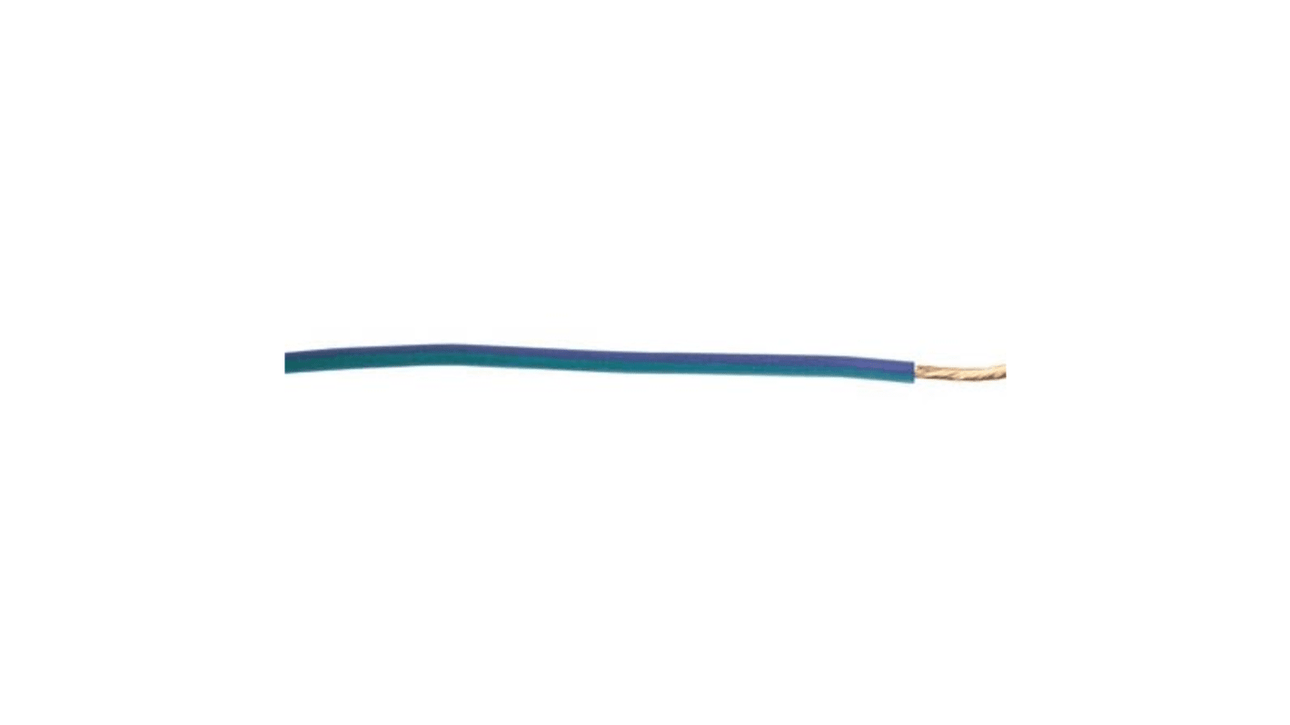 Fils de câblage RS PRO, 1 mm², Vert/violet, 30m, 600 V