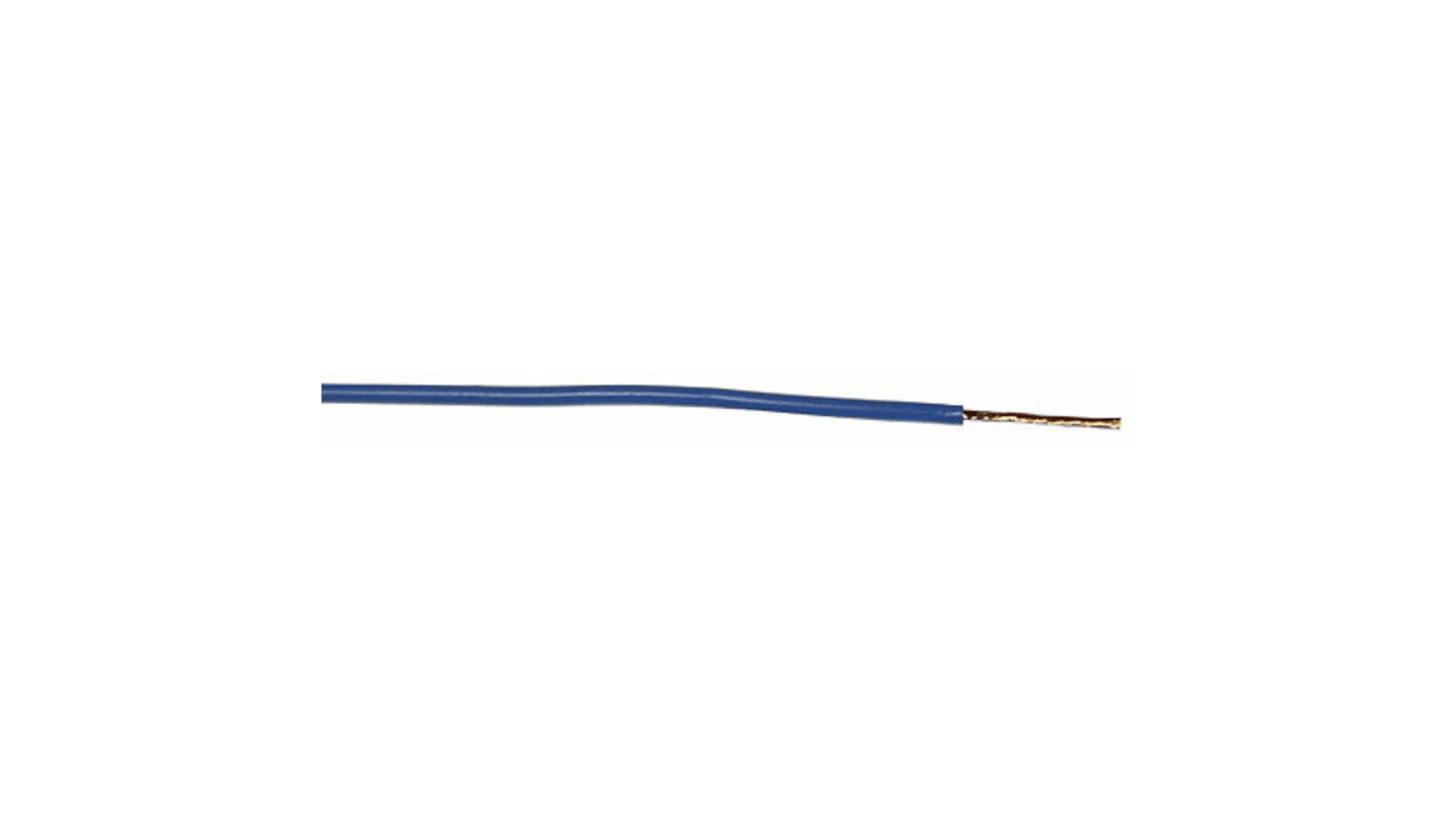 RS PRO Blue 2 mm² Hook Up Wire, 115/0.15 mm, 30m