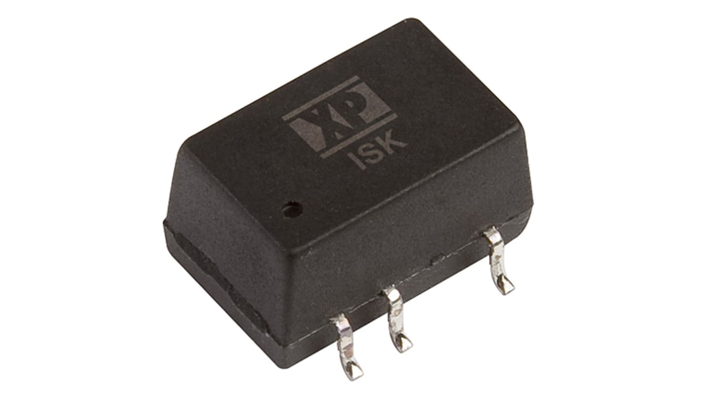 XP Power DC-DCコンバータ Vout：12V dc 10.8 → 13.2 V dc, 0.25W, ISK1212A