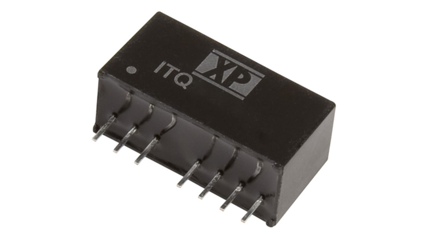 XP Power ITQ DC-DC Converter, 5V dc/ 1.2A Output, 18 → 75 V dc Input, 6W, Through Hole, +100°C Max Temp -40°C