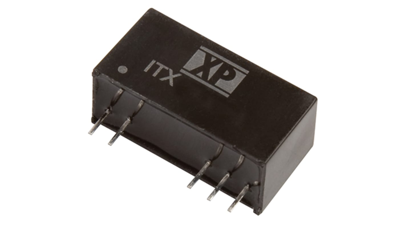 XP Power ITX DC-DC Converter, 9V dc/ 666mA Output, 4.5 → 9 V dc Input, 6W, Through Hole, +90°C Max Temp -40°C