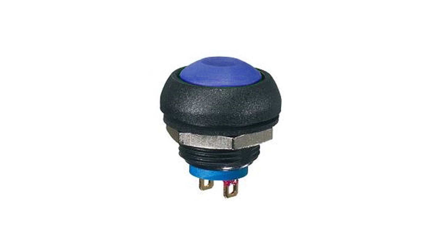 APEM IS Series Series Push Button Switch, Momentary, Panel Mount, 13.6mm Cutout, SPST, 32/48V dc, IP67