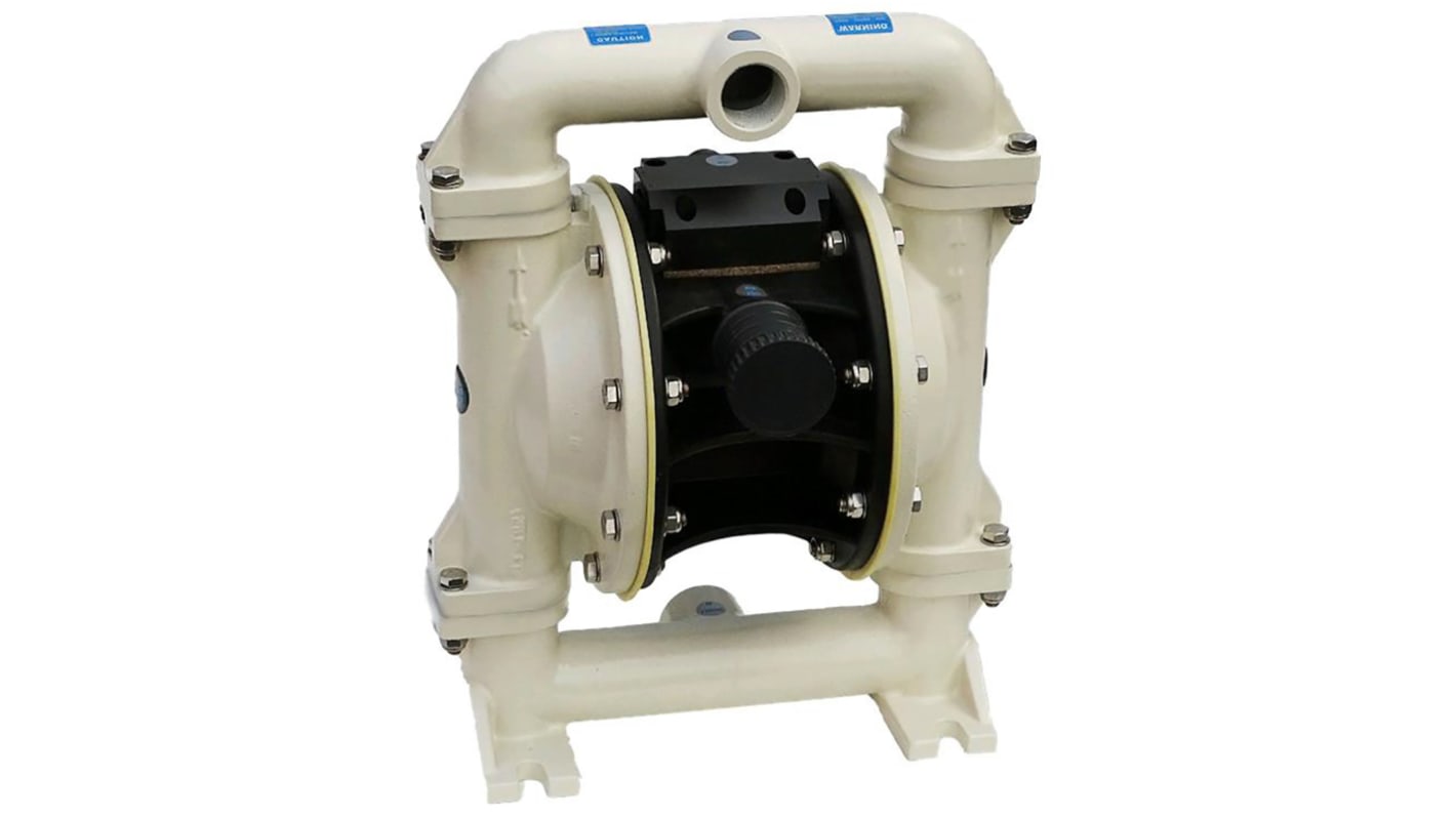 Tecnomatic Diaphragm Air Operated Positive Displacement Pump, 130L/min