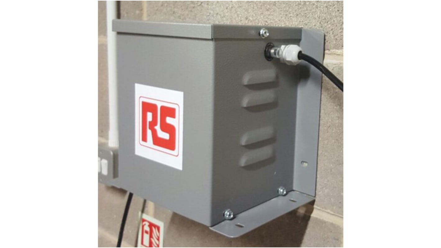 RS PRO 1.65 kVA Intermittent 5 Mins on 15 Mins off Site Transformer, 230V ac Primary, 110 (55V Secondary, 2 x 16A O/P