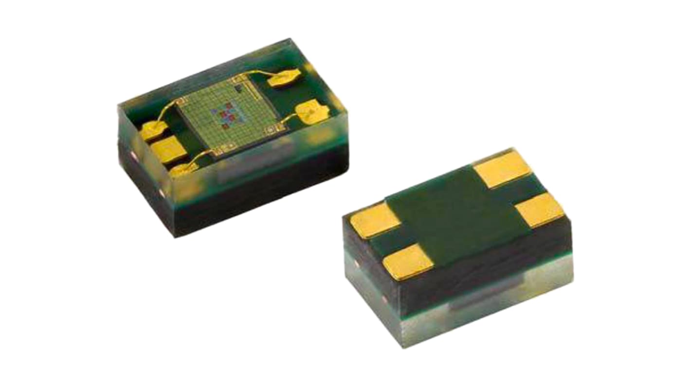 Vishay Farbsensor, Spektralempfindlichkeit des Umgebungslichts auf Reaktionen des menschlichen Auges, 650 nm, SMD, I2C,