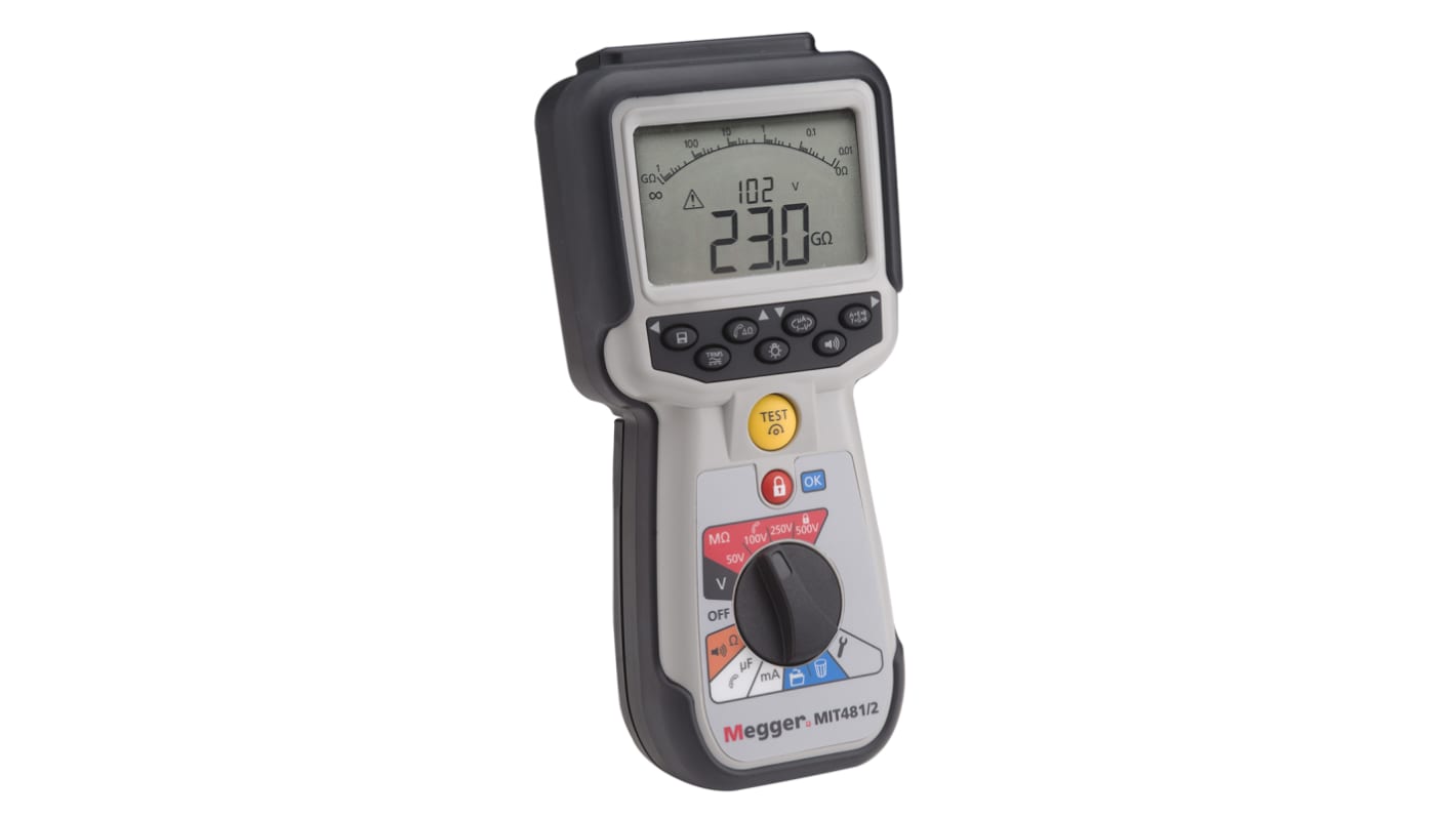 Tester d'isolamento Megger MIT481, 50V → 500V