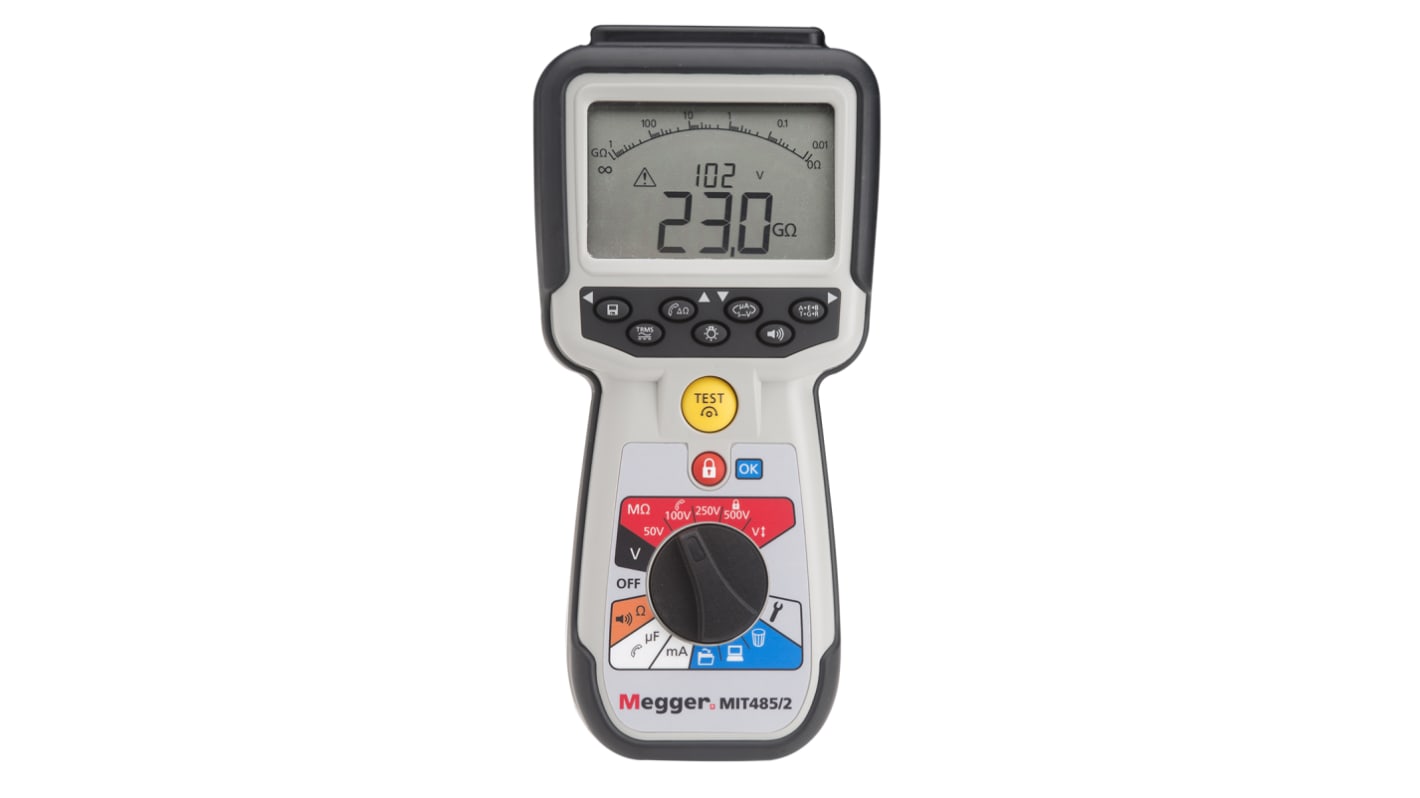 Tester d'isolamento Megger MIT485, 50V → 500V