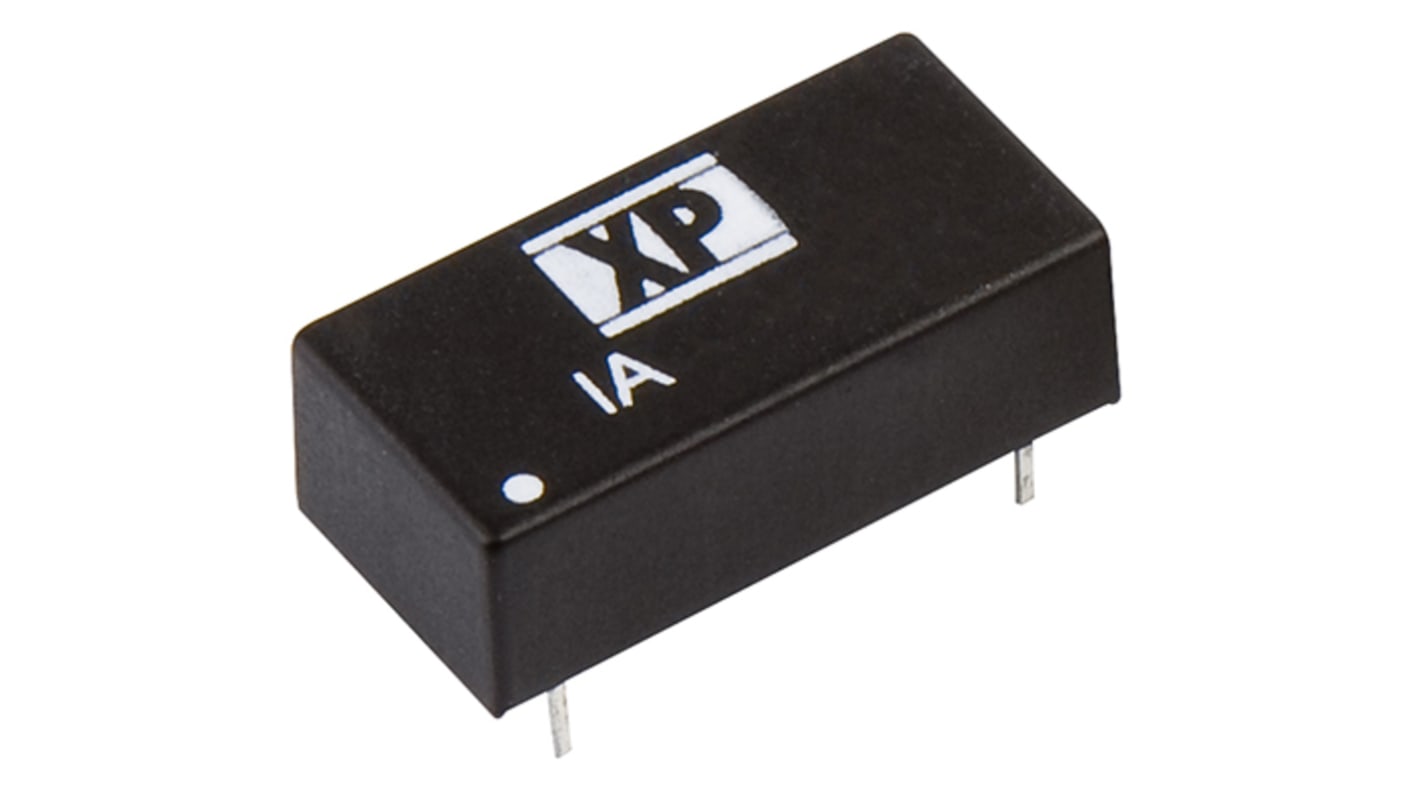 XP Power DC-DCコンバータ Vout：±5V dc 4.5 → 5.5 V dc, 1W, IA0505D