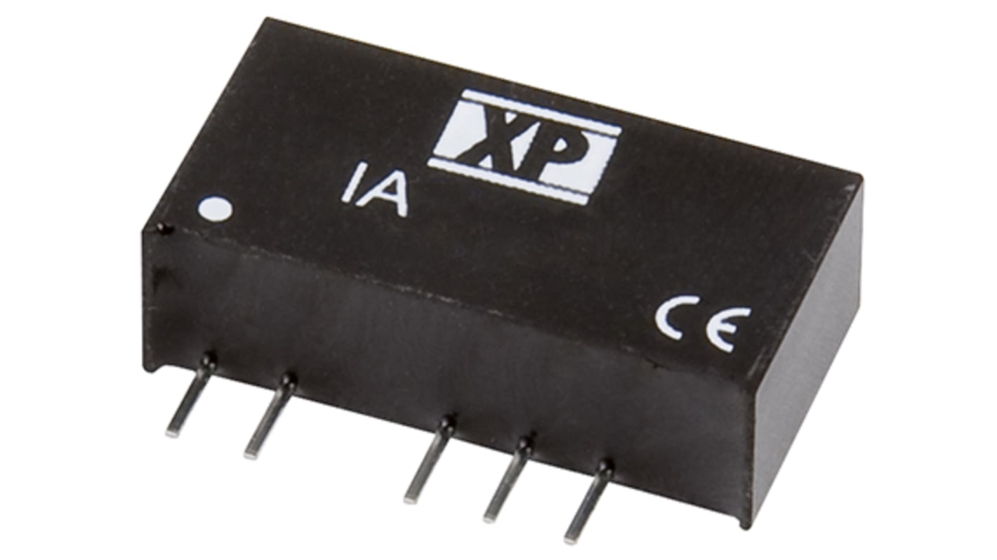 XP Power DC-DCコンバータ Vout：±15V dc 4.5 → 5.5 V dc, 1W, IA0515S