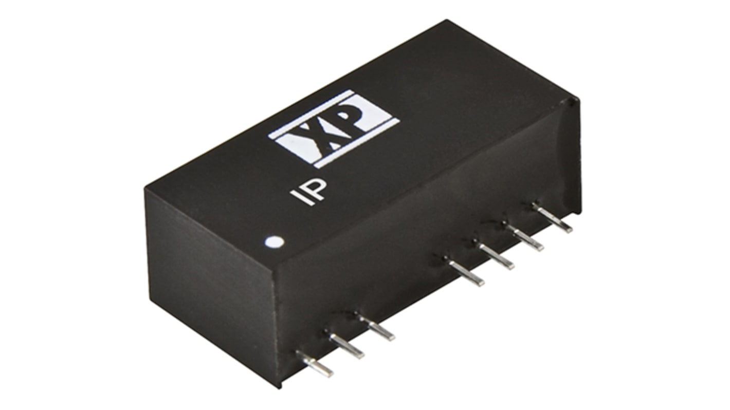 XP Power IP DC-DC Converter, ±5V dc/ ±300mA Output, 4.5 → 18 V dc Input, 3W, Through Hole, +85°C Max Temp -40°C