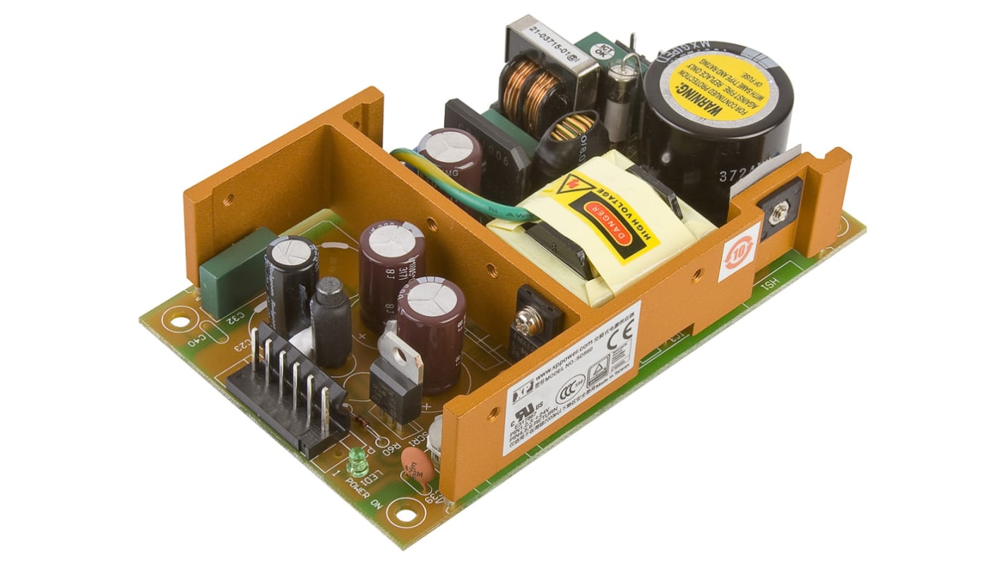 Alimentation à découpage, XP Power 63W, 3 sorties à 5 V dc, ±15 V dc 3 A, 6 A, 800mA