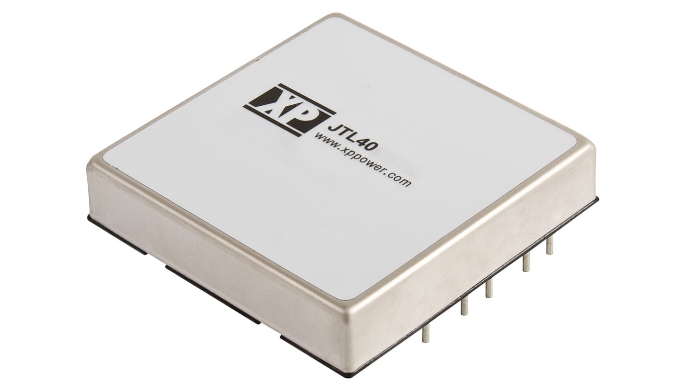 XP Power JTL DC-DC Converter, ±12V dc/ ±1.65A Output, 9 → 36 V dc Input, 40W, Through Hole, +85°C Max Temp -40°C