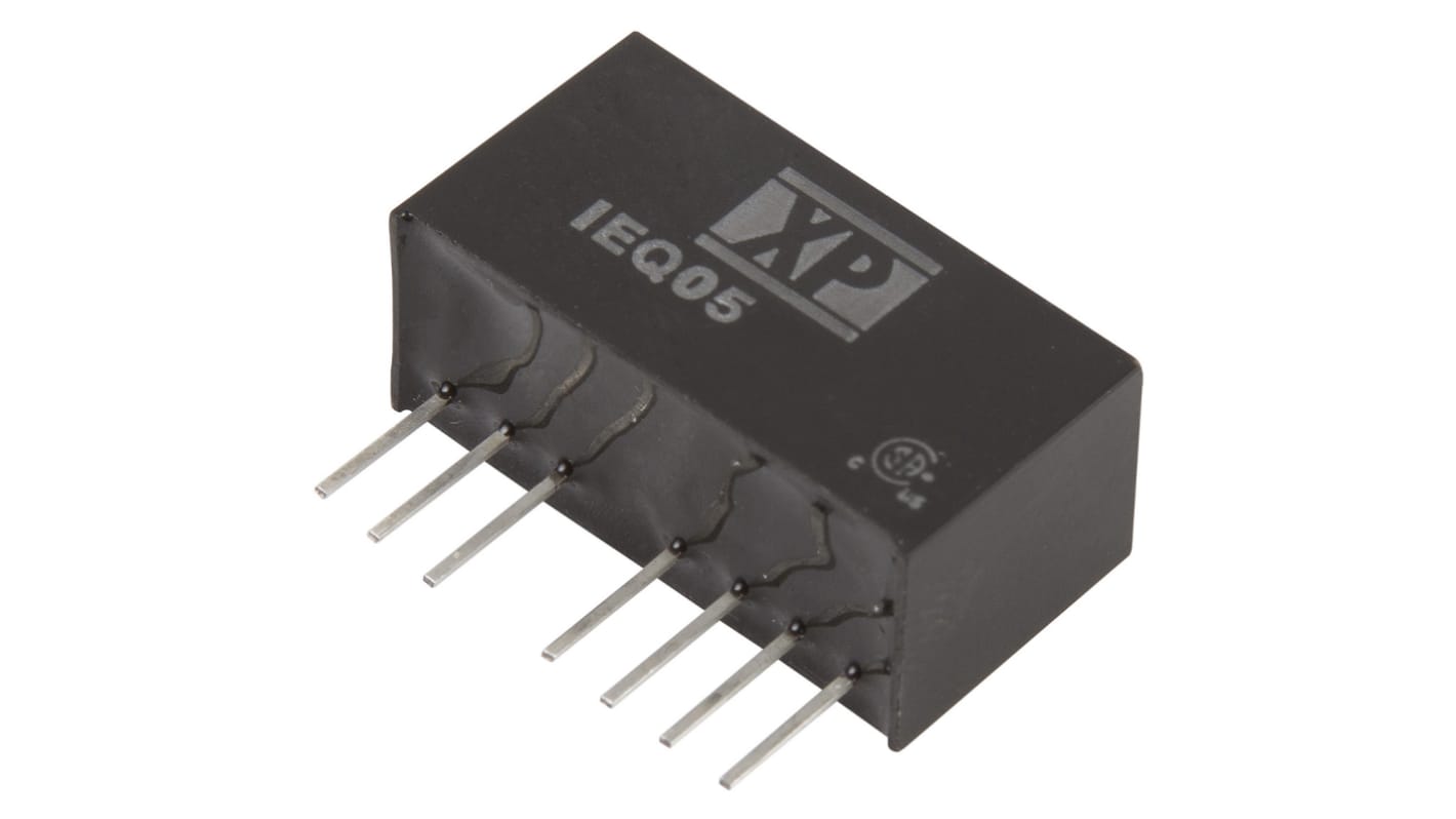 XP Power IEQ DC-DC Converter, 12V dc/ 417mA Output, 4.5 → 18 V dc Input, 5W, Through Hole, +90°C Max Temp -40°C