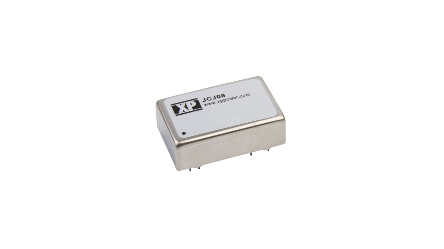 Convertisseur DC-DC XP Power, JCJ, Montage traversant, 8W, 2 sorties, ±12V c.c., ±335mA