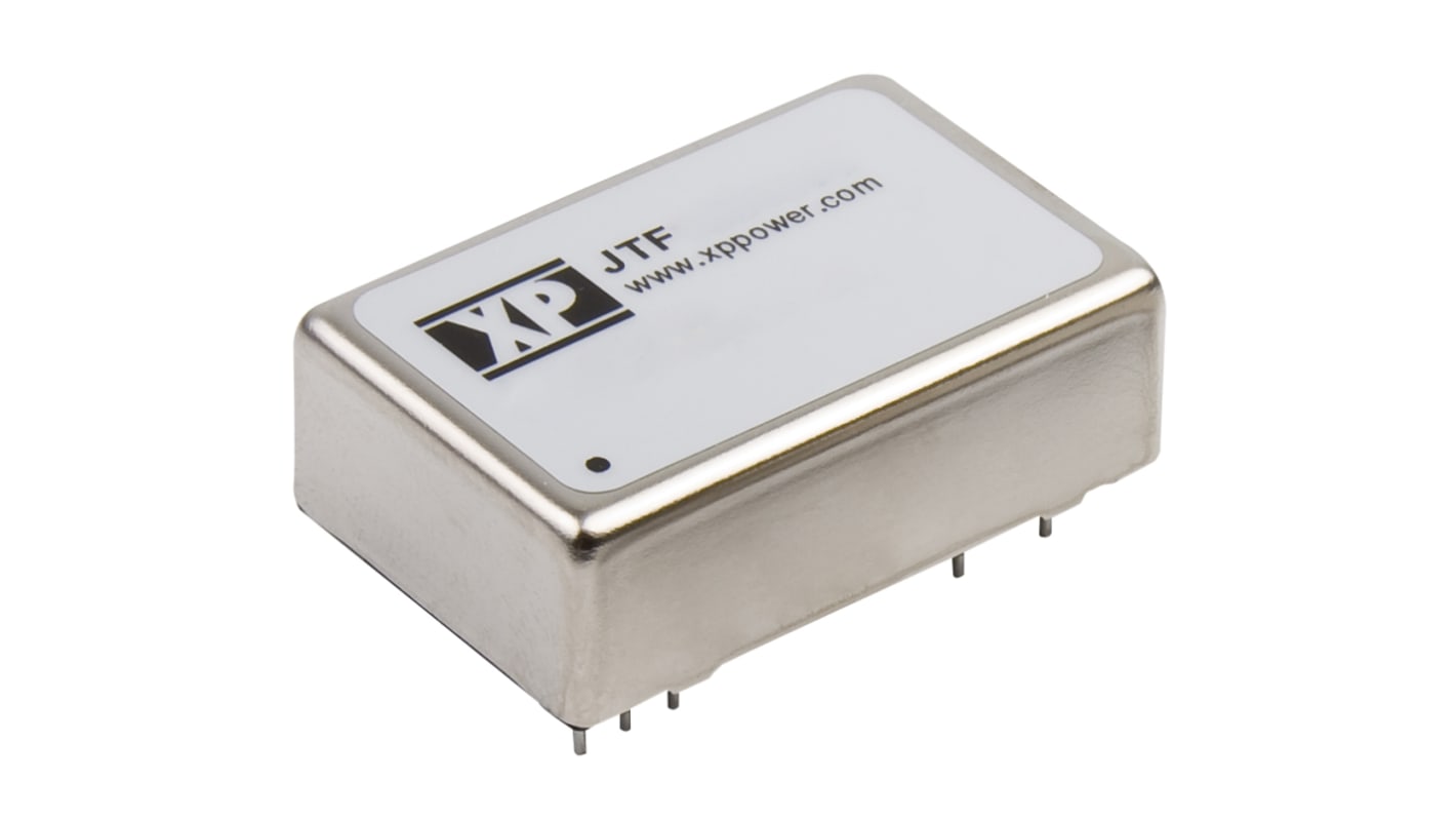 XP Power JTF DC-DC Converter, 3.3V dc/ 2A Output, 9 → 36 V dc Input, 8W, Through Hole, +105°C Max Temp -40°C Min