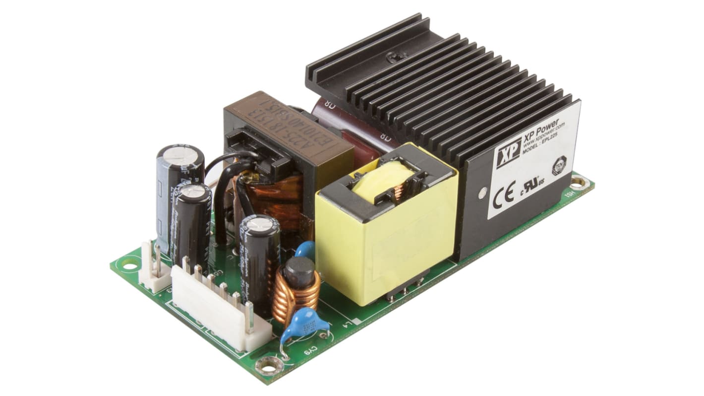 Alimentation à découpage, XP Power 225W, 1 sortie à 12V c.c. 18.75A