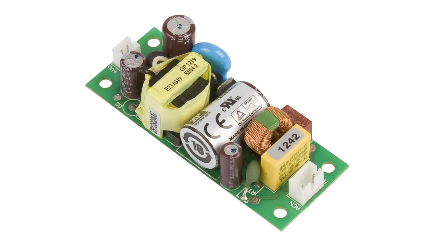 Alimentation à découpage, XP Power 4.3W, 1 sortie à 3.3V c.c. 1.3A