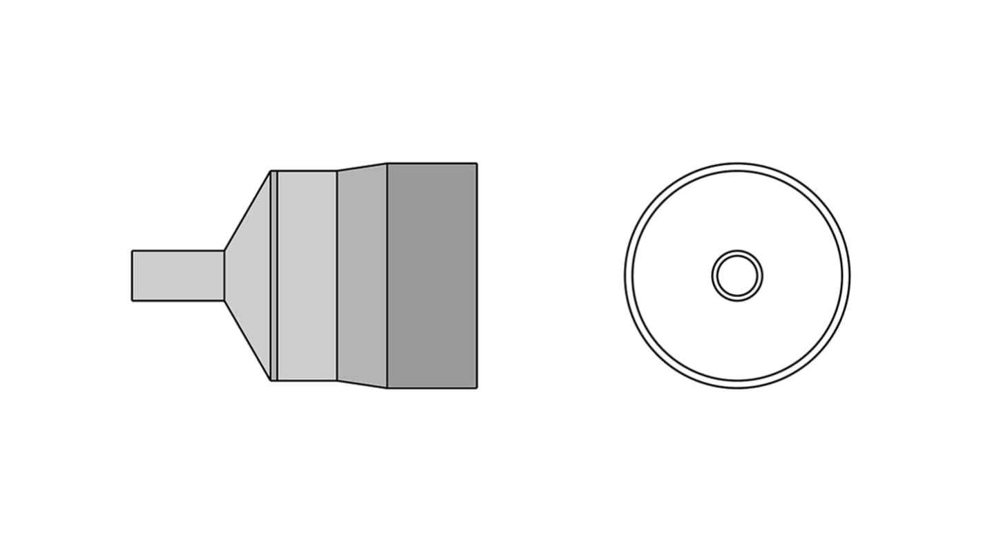 Weller kiforrasztó páka 4mm, típus: Forró levegő, használható:(WTHA1 forrólevegő-állomások)-hoz