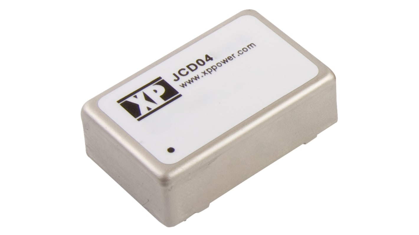 XP Power JCD DC-DC Converter, 3.3V dc/ 1.2A Output, 4.5 → 9 V dc Input, 4W, Through Hole, +100°C Max Temp -40°C