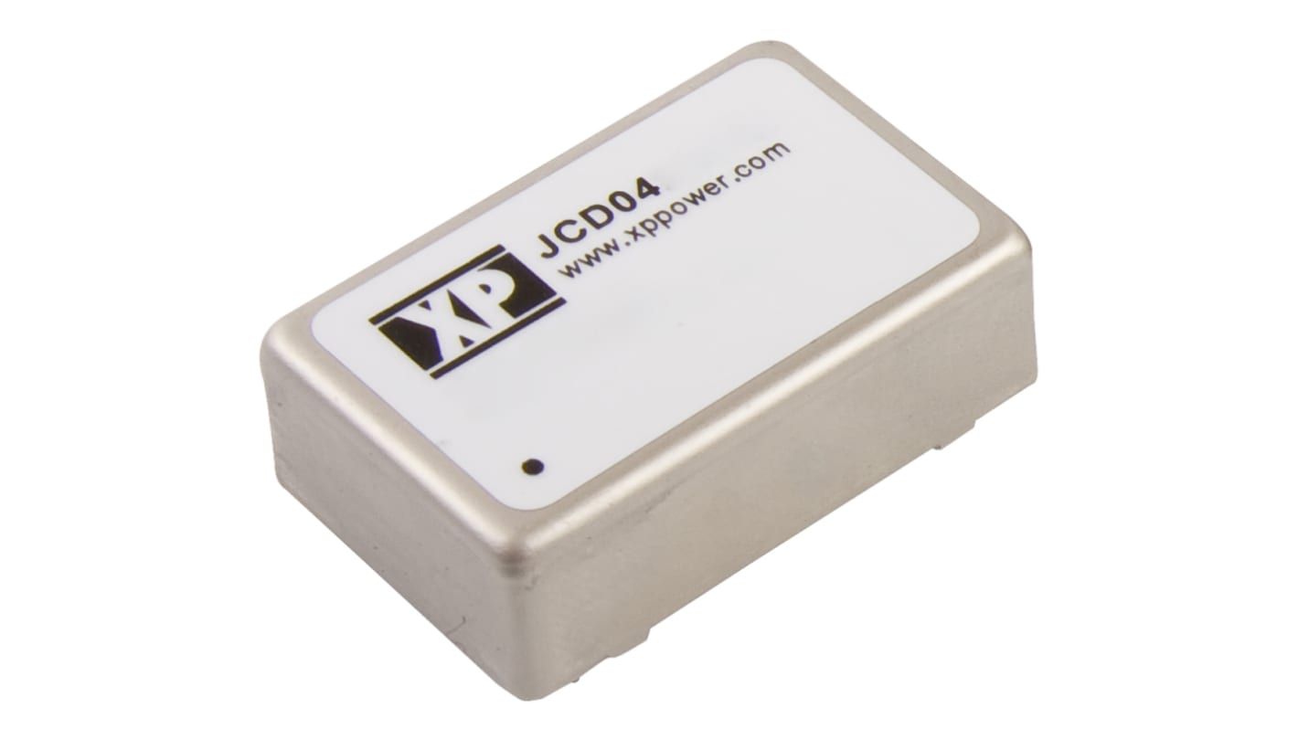 XP Power JCD DC-DC Converter, 5V dc/ 800mA Output, 18 → 36 V dc Input, 4W, Through Hole, +100°C Max Temp -40°C