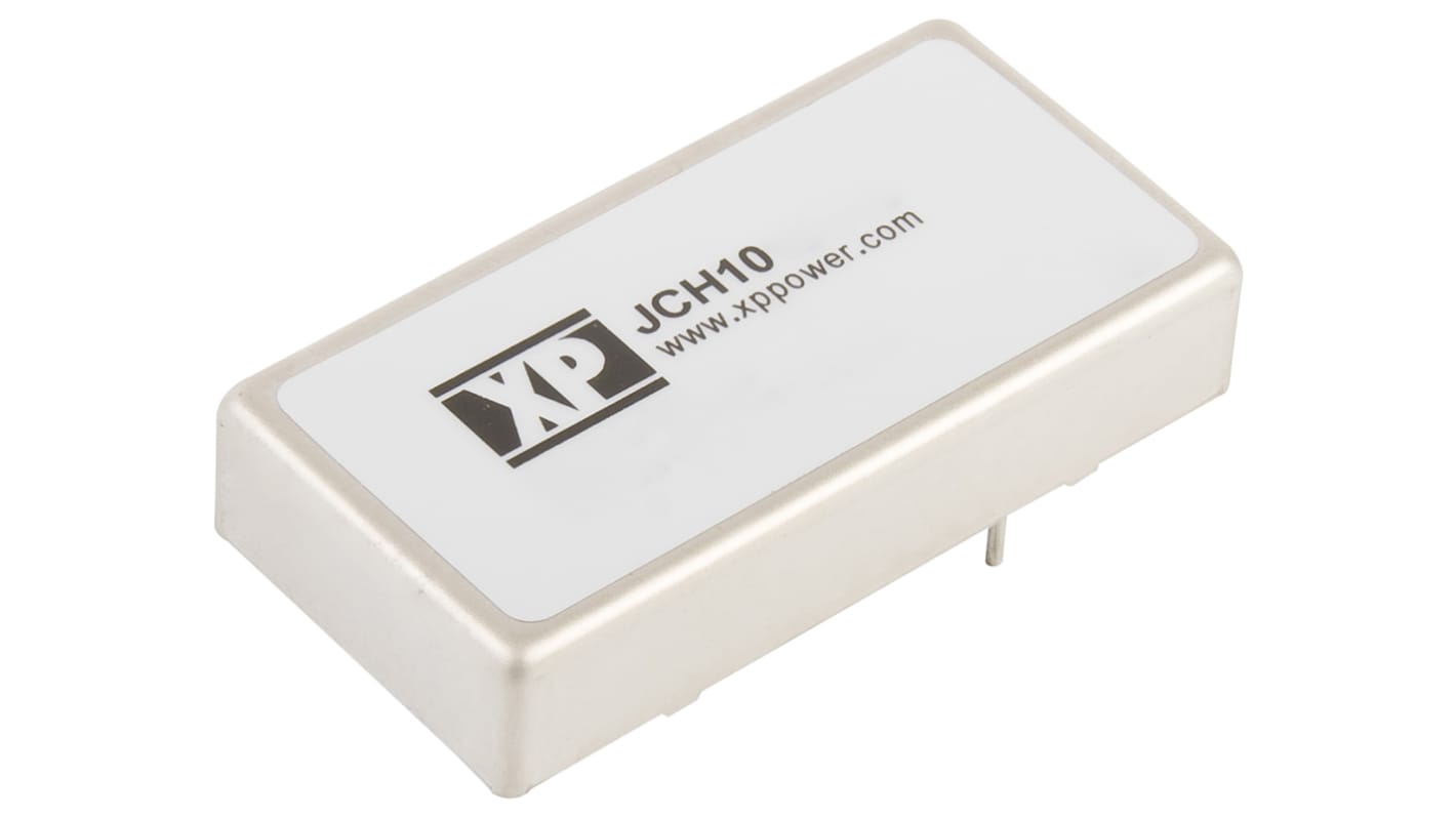 XP Power JCH DC-DC Converter, ±12V dc/ ±416mA Output, 9 → 18 V dc Input, 10W, Through Hole, +100°C Max Temp