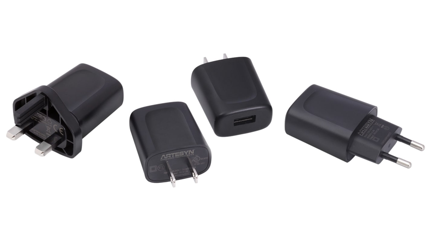 Hálózati adapter 5V dc 1 kimenetes USB-adapter, 2A, 10W, dugasz típusa: A típus