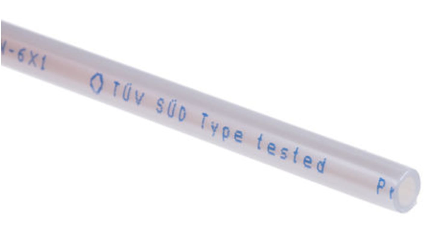 Festo Compressed Air Pipe Silver Polyurethane 10mm x 50m PUN-H Series, 558281