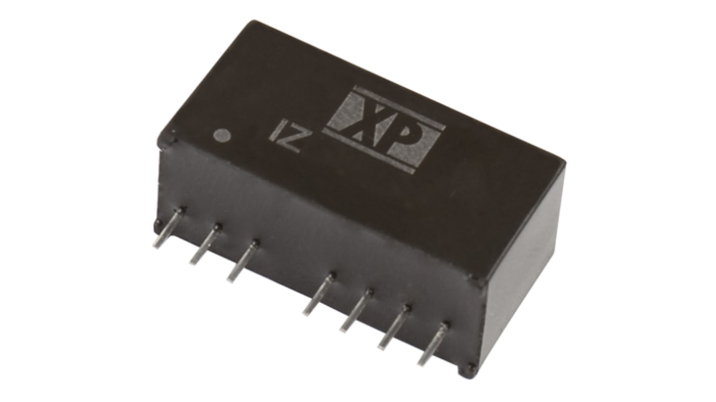 XP Power IZ DC-DC Converter, 12V dc/ 250mA Output, 9 → 18 V dc Input, 3W, Through Hole, +100°C Max Temp -40°C