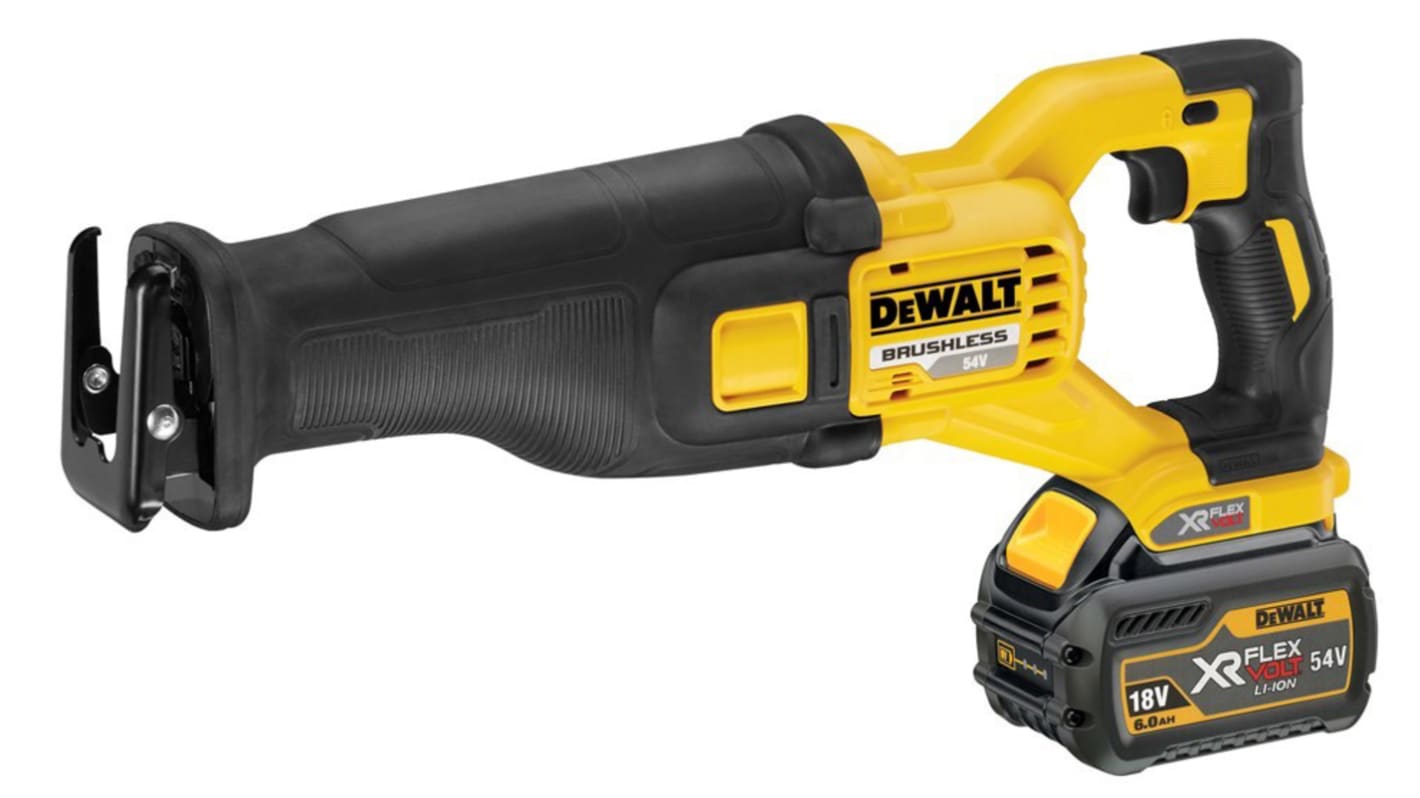 DeWALT FLEXVOLT DCS388T2-GB Akkumulátoros kardfűrész, 54V/6Ah