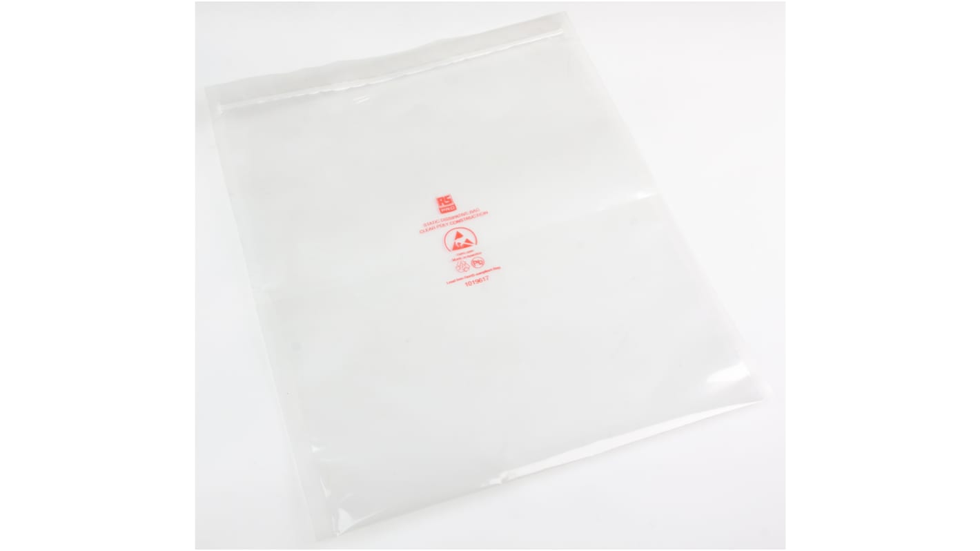 RS PRO ESD Ultra Clear Bag 250mm(W)x 300mm(L)