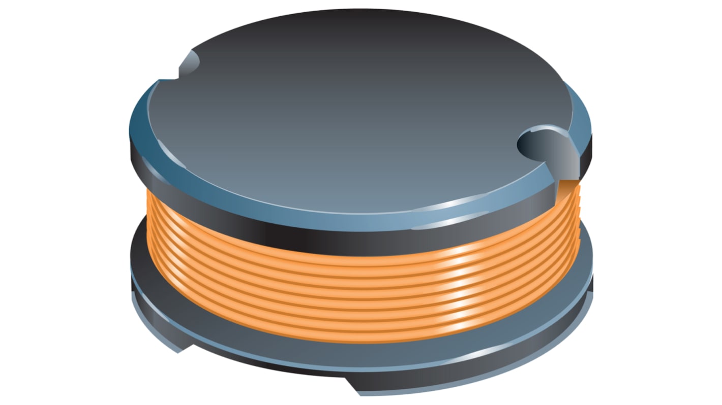 Inductance bobinée CMS 470 μH, 130mA max , 0403, dimensions 4.5 (Dia.) x 3.2mm, série SDR0403