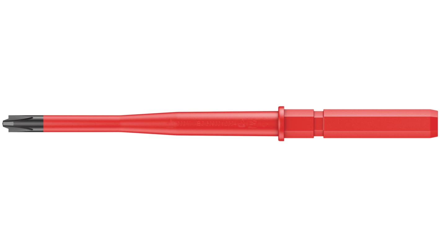 Wera Phillips Insulated Screwdriver Blade, PH2 Tip, 154 mm Blade, VDE/1000V