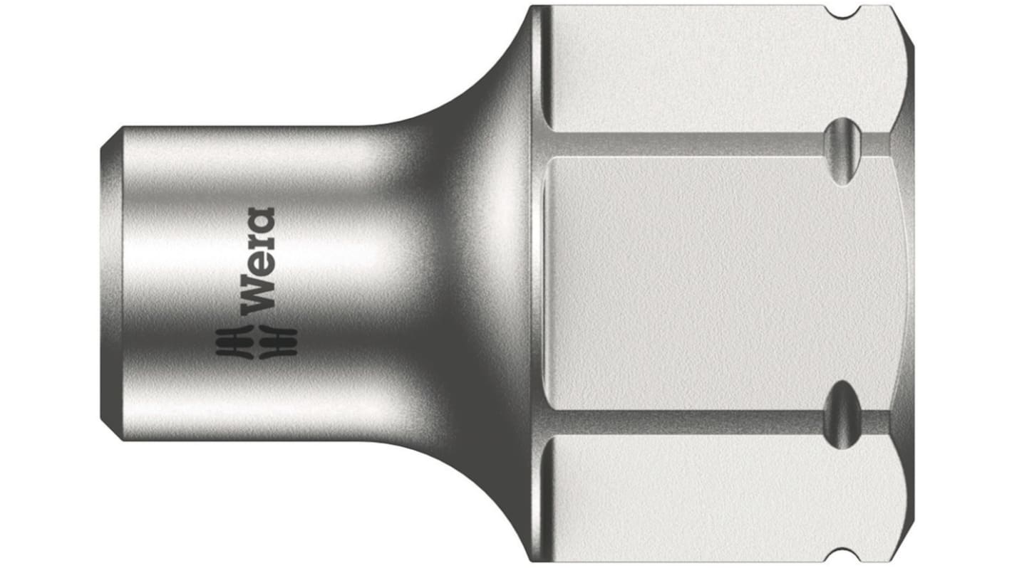 Wera 1/4 in Drive 4.5mm Standard Socket, 6 point, 18 mm Overall Length