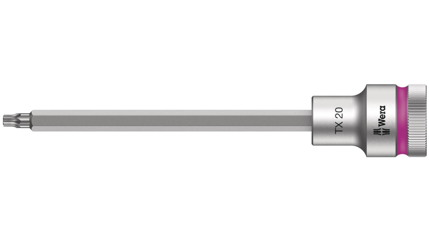 Wera 1/2 in Drive TX20 Torx, 140 mm Overall Length