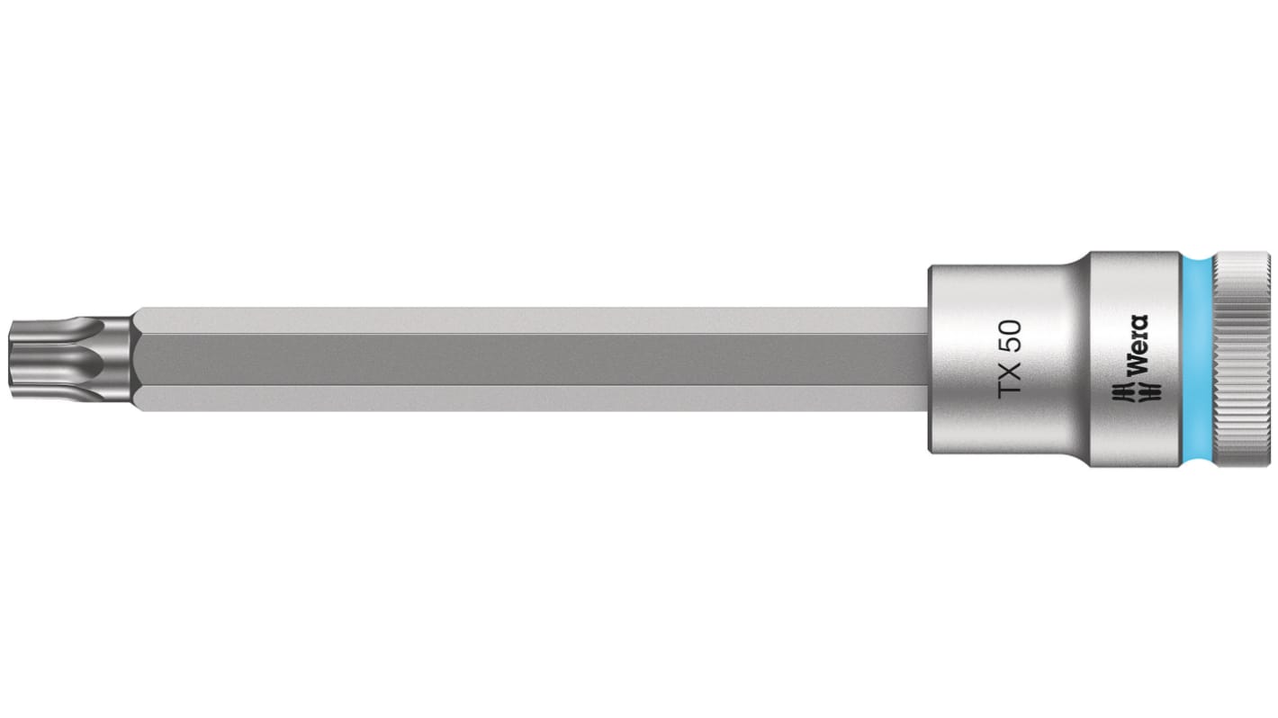 Nástrčná hlavice 1/2 palce pohon Nástrčkový klíč bitů, celková délka: 140 mm Wera