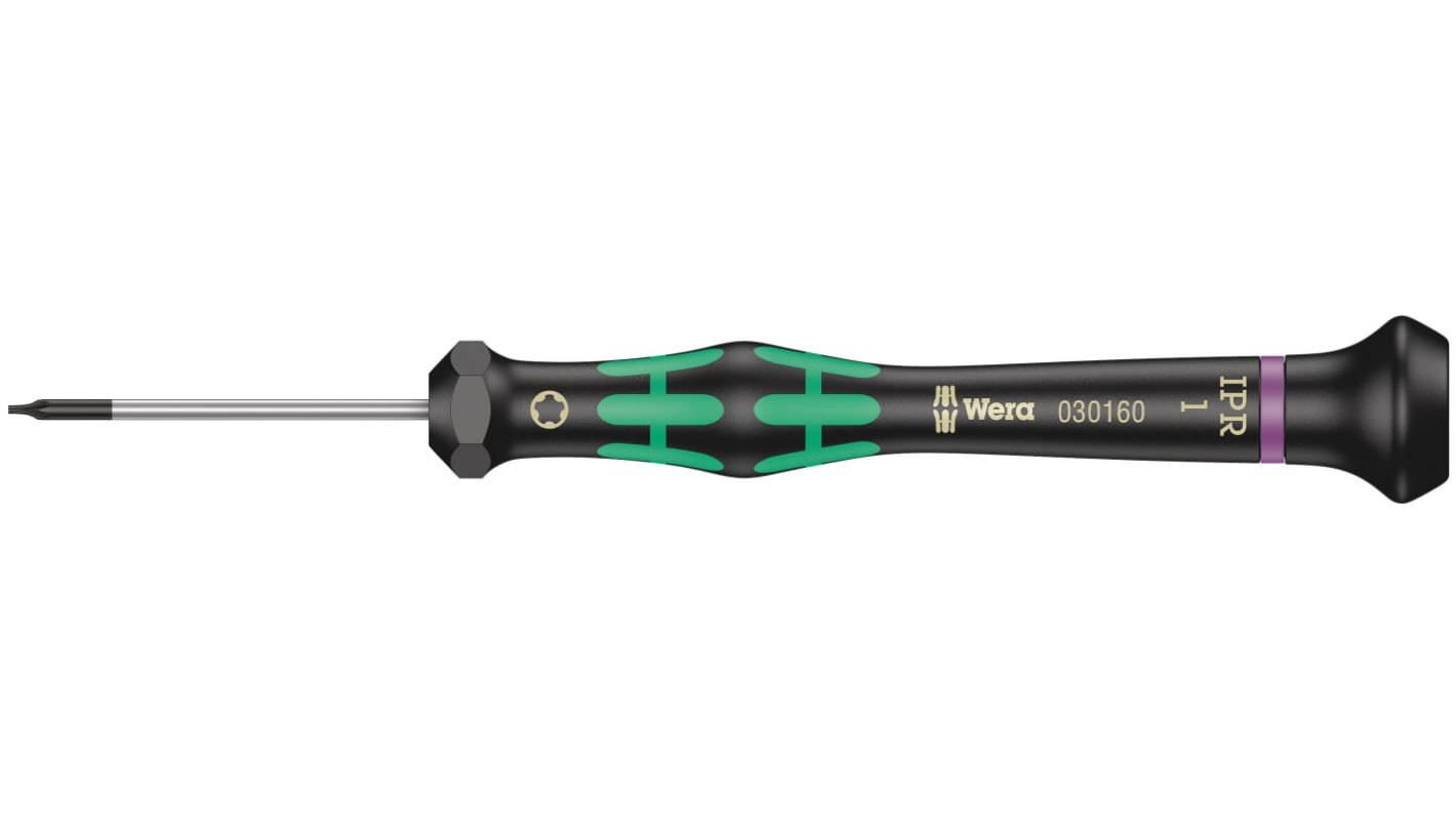 Wera Pentalobe Precision Screwdriver, #1 Tip, 44 mm Blade, 141 mm Overall