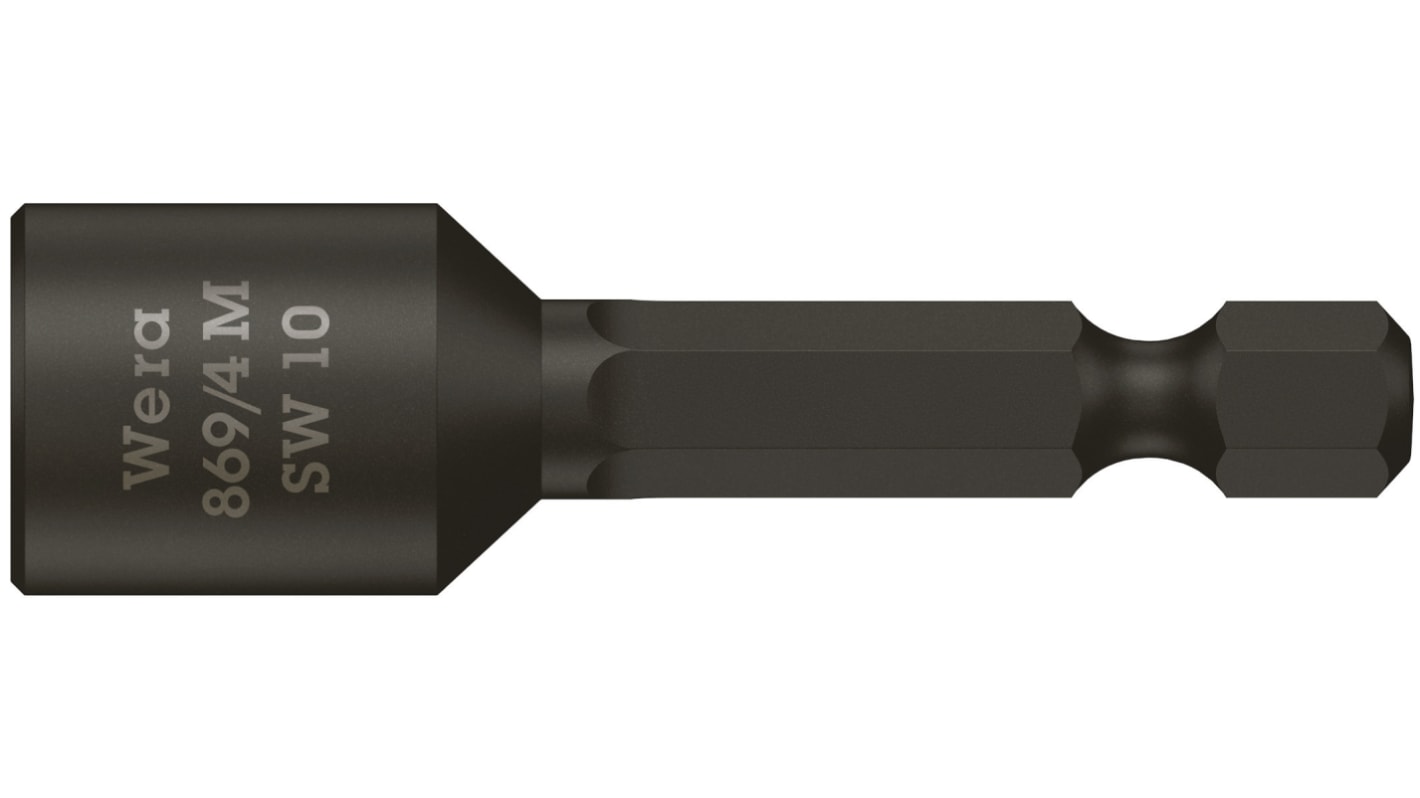 Wera Hexagon Screwdriver Bit, 9 mm Tip