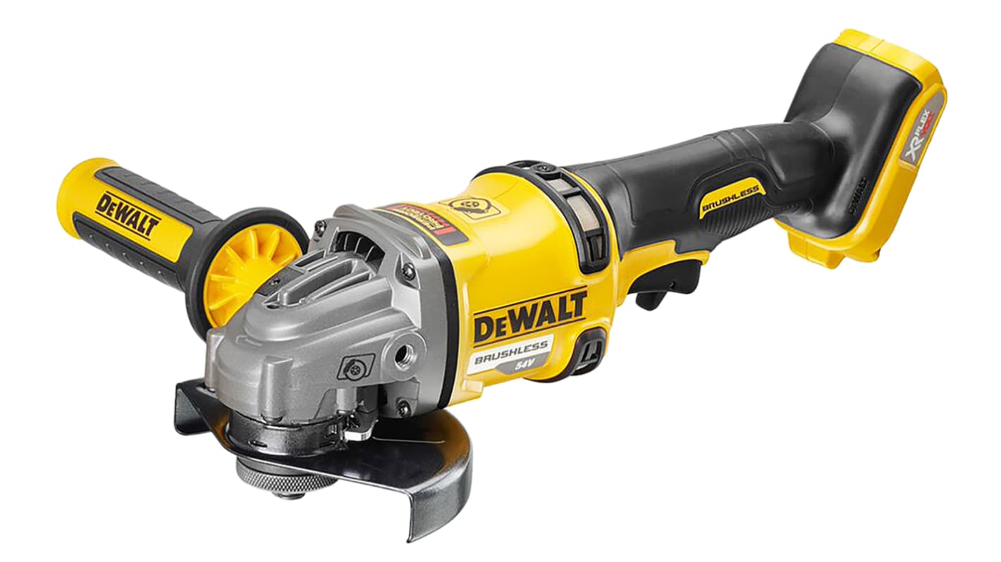 Amoladora angular DeWALT DCG414T2 a batería de 54V, diámetro de disco 115 → 150mm, 9000rpm, Euroconector