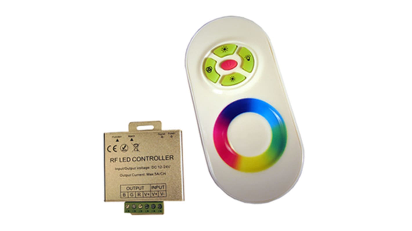 Remote RGB LED Controller 12-24Vdc 3x5A