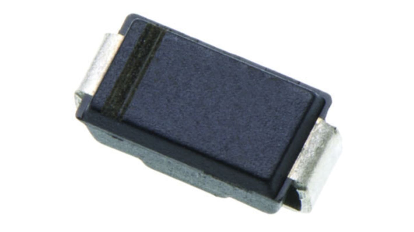 Fagor Electronica 5.1 x 2.6 x 2mm Egyszeres 0.5A 1V Z1SMA16 TRTB +150 °C 3,25 W 1μA 15Ω -65 °C Felületre szerelhető 16V