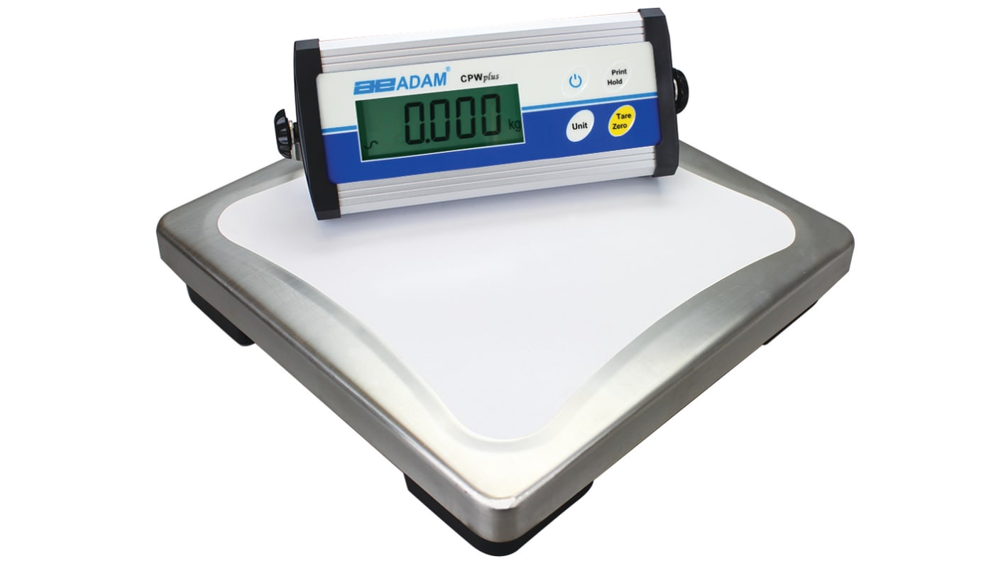 Adam Equipment Co Ltd CPW Plus 6 Platform Weighing Scale, 6kg Weight Capacity