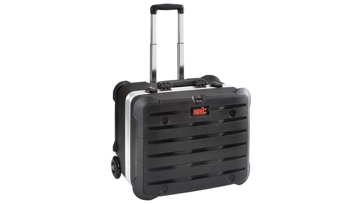 GT Line Plastic Tool Case, with 2 Wheels, 470 x 320 x 390mm