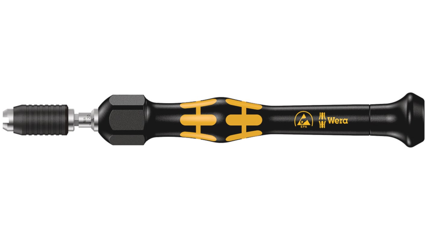 Wera Adjustable Halfmoon, HIOS Torque Screwdriver, 0.02 → 0.06Nm, 4 mm Drive, ESD Safe, ±10 % Accuracy